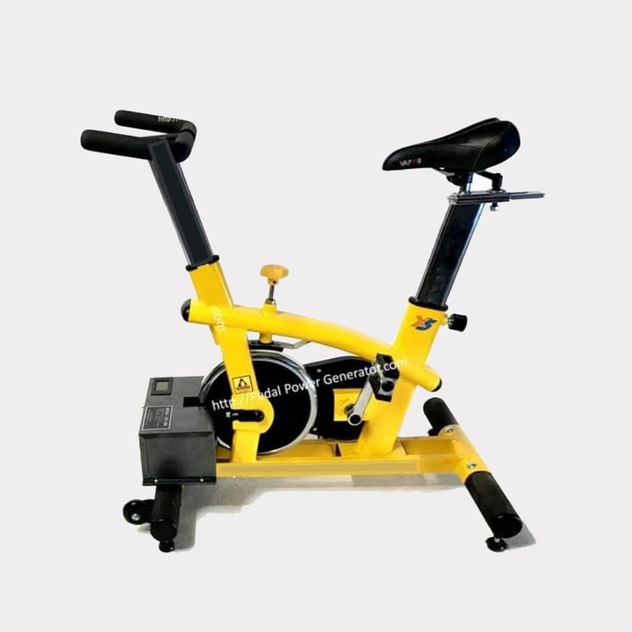Heimtrainer Fahrrad mit 300W Pedal-Stromgenerator – Ergometer für Kinder & Erwachsene