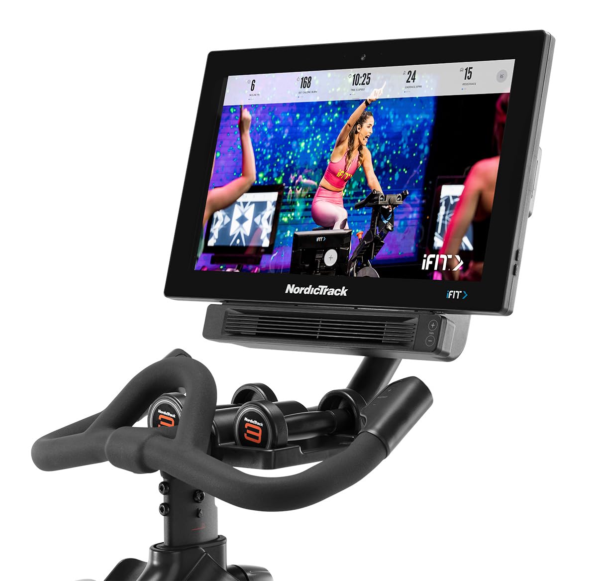 NordicTrack S22i Indoor Cycling Bike mit 22" Touchscreen, iFIT, leise Magnetbremse