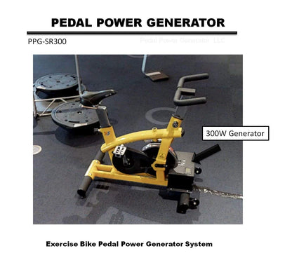 Heimtrainer Fahrrad mit 300W Pedal-Stromgenerator – Ergometer für Kinder & Erwachsene