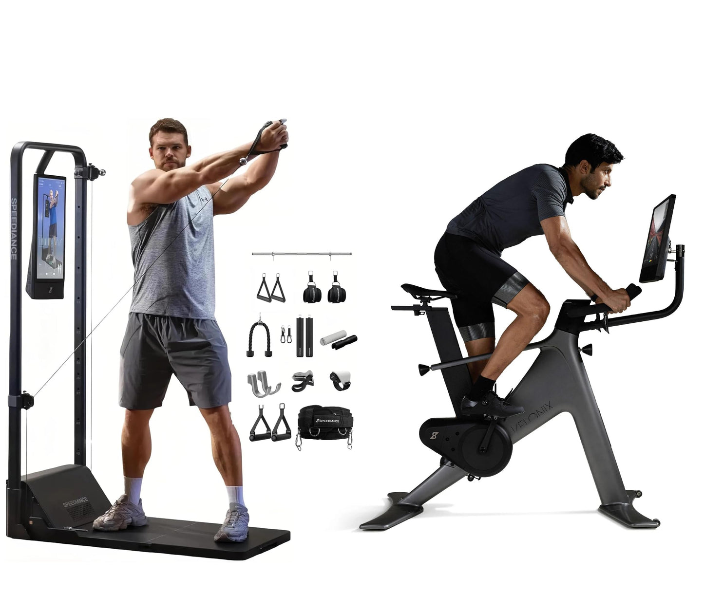 Speediance VeloNix Heimtrainer & Gym Monster 2 Bundle – Kraft- und Cardio-Training